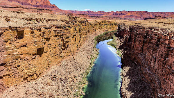 Colorado River Poster featuring the photograph The Colorado river by GLENN Mohs