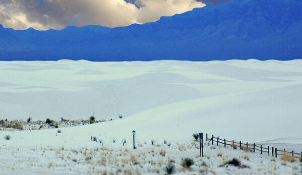 White Sands National Monument Photo Poster featuring the photograph White Sands New Mexico 2 by Bob Pardue