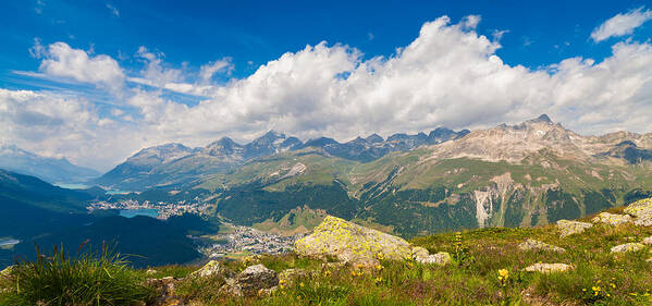 Bavarian Poster featuring the photograph Swiss Mountains #11 by Raul Rodriguez