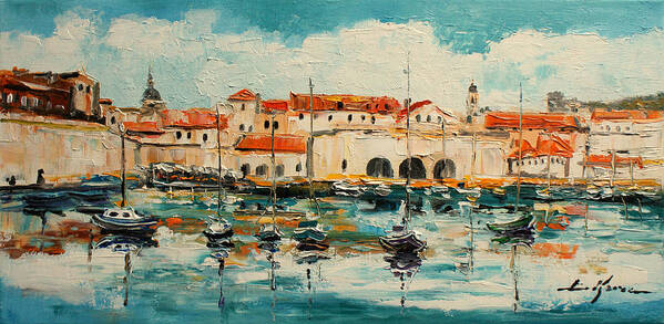 Dubrovnik Poster featuring the painting Dubrovnik - Croatia #3 by Luke Karcz