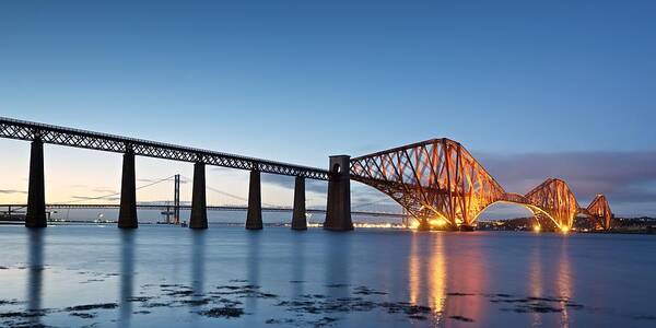 Forth Bridge Poster featuring the photograph Forth Rail Bridge #2 by Stephen Taylor