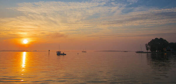 Beauty Poster featuring the photograph Sunrise on the Chesapeake Bay #2 by David Kay