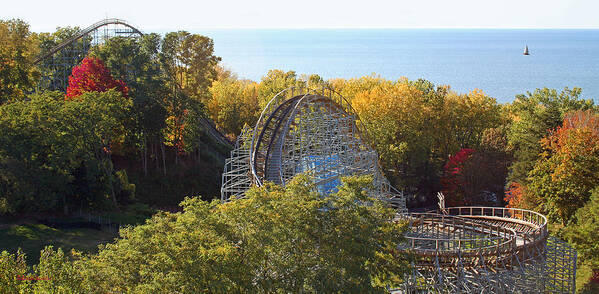 Waldameer Poster featuring the photograph Closed for the Season by Rebecca Samler