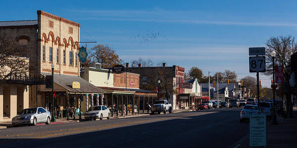 Boerne Poster featuring the photograph Downtown Boerne by Ed Gleichman