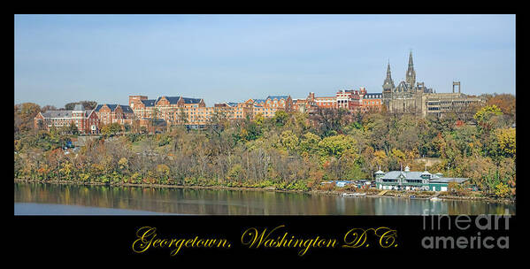 Washington Poster featuring the photograph Georgetown Poster by Olivier Le Queinec