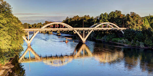 Bridge Poster featuring the photograph Good Morning Grants Pass by Heidi Smith