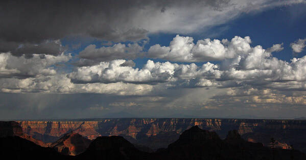 Grand Poster featuring the photograph Grand Canyon Storm by Jean Clark