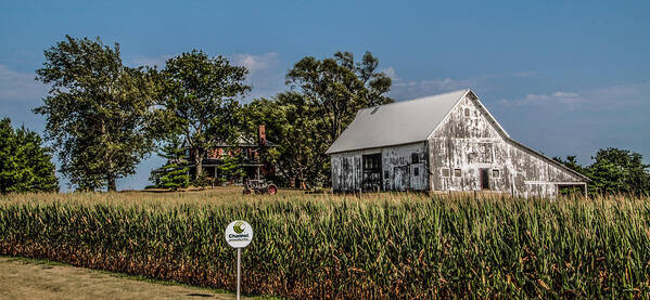 Iowa Poster featuring the photograph Iowa Farm by Ray Congrove