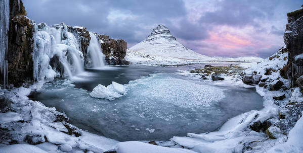 Iceland Poster featuring the photograph Kirkjufell Pool by Ivan Pedretti