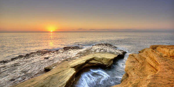 Point Loma Poster featuring the photograph Moments Pass by Anthony Citro