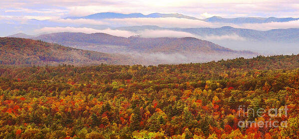 Mountain Mornin' Poster featuring the photograph Mountain Mornin' in Autumn by Lydia Holly