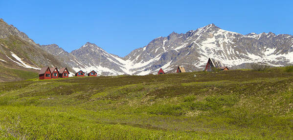 Hatcher Pass Poster featuring the photograph Mountain Retreat by Scott Slone