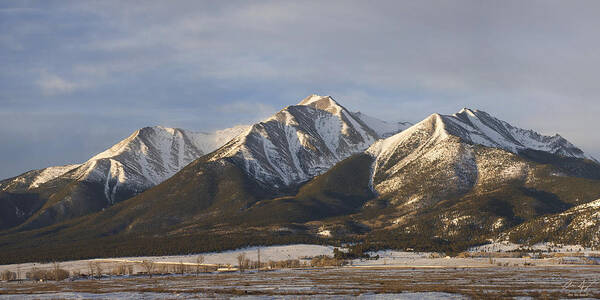 Colorado Poster featuring the photograph Mt. Princeton Sunrise by Aaron Spong