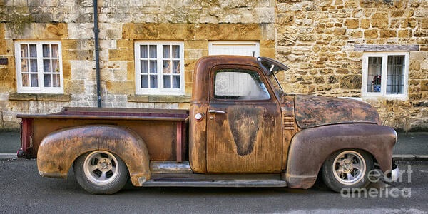 Chevrolet 3100 Poster featuring the photograph Rat Chevrolet 3100 Pickup by Tim Gainey
