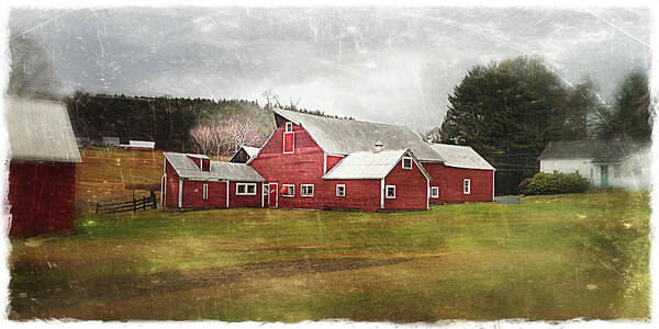Barn Poster featuring the photograph Red Barn by Fred LeBlanc