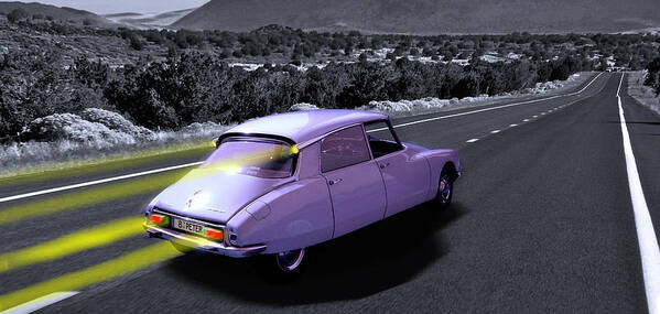 Citroen Poster featuring the photograph Schnell... by Pedro Fernandez