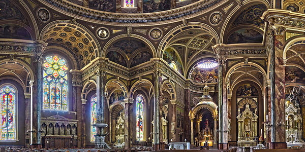 Basilica Poster featuring the photograph The Basilica of St. Josaphat by Daniel George