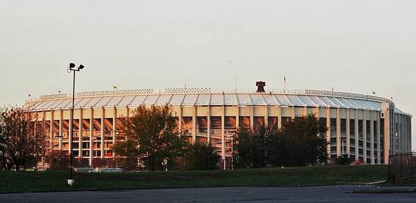  Poster featuring the photograph Veterans Stadium by Joseph Perno