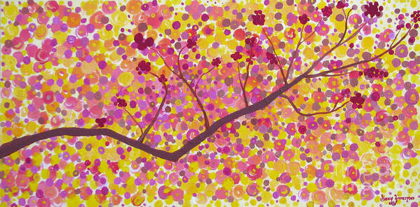 Autumn Poster featuring the painting An Autumn Moment by Stacey Zimmerman