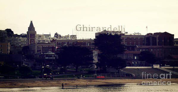 Ghirardelli Poster featuring the photograph Ghirardelli Square by Linda Woods