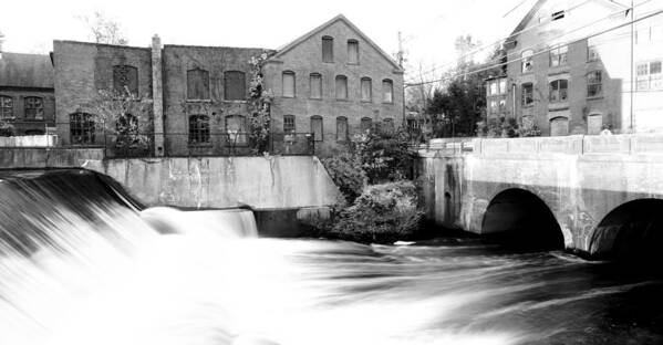 New England Poster featuring the photograph Old New England Mill by Kyle Lee