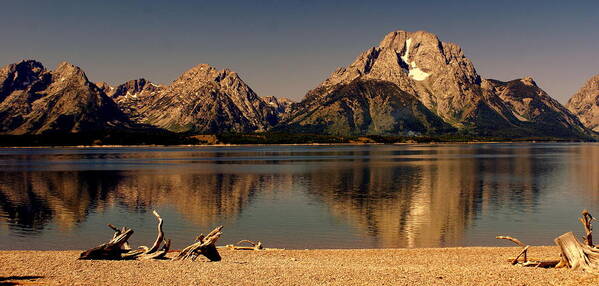Grand Teton National Park Poster featuring the photograph Teton Panoramic by Marty Koch