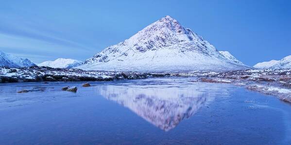 Glencoe Poster featuring the photograph Winter in Glencoe #2 by Stephen Taylor