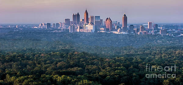 Atlanta Buildings Poster featuring the photograph Atlanta Skyline by Doug Sturgess