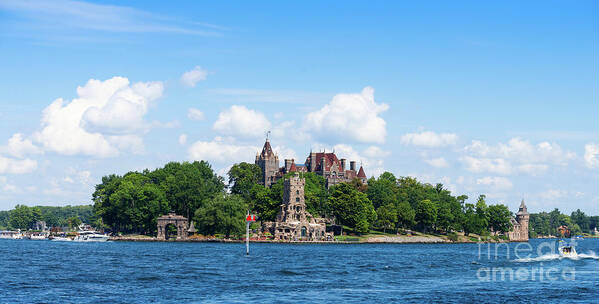 Islands Poster featuring the photograph Boldt Castle In Thousand Islands, New York by Les Palenik