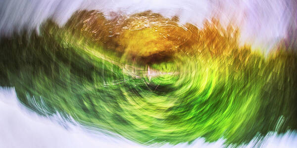 Abstract Poster featuring the photograph Eternally Spinning by Scott Norris