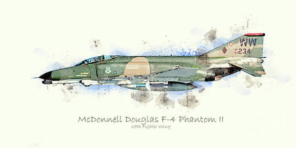 ARMY POSTER MCDONNELL DOUGLAS F-4 PHANTOM II Poster Print Art A1 A2 A3 AC134 