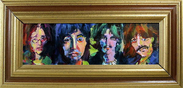 Paintings Poster featuring the painting Fab Four by Les Leffingwell