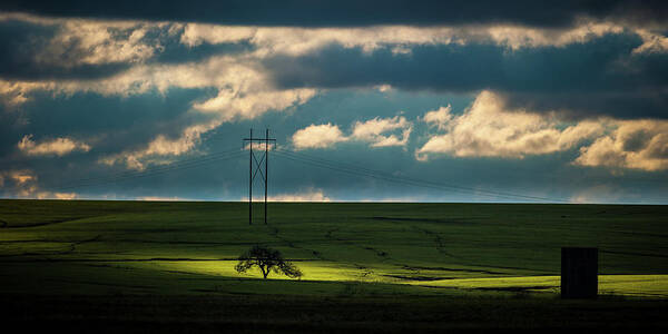 Nature Poster featuring the photograph Flint Hills Power 2 by Jeff Phillippi