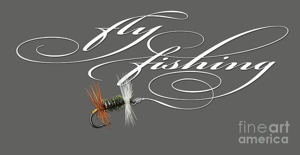 Fly Fishing Poster featuring the painting Fly Fishing Renegade by Robert Corsetti