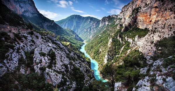 Mountains Poster featuring the photograph Gorge du Verdon by Jorge Maia