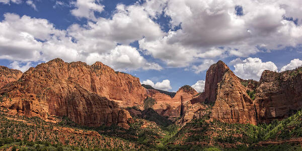 Kolob Canyon Poster featuring the photograph Kolob Canyon Zion National Park by Steve L'Italien