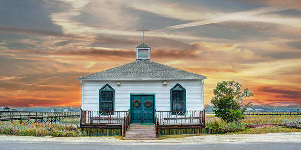 Pawleys Island Church Poster featuring the photograph Pawleys Island Church by Joe Granita