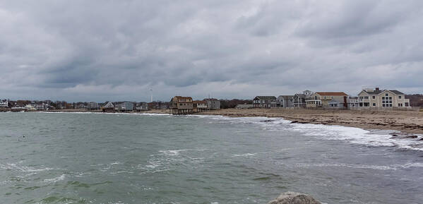 Scituate Poster featuring the photograph Peggoty Beach in Scituate Massachusetts by Brian MacLean
