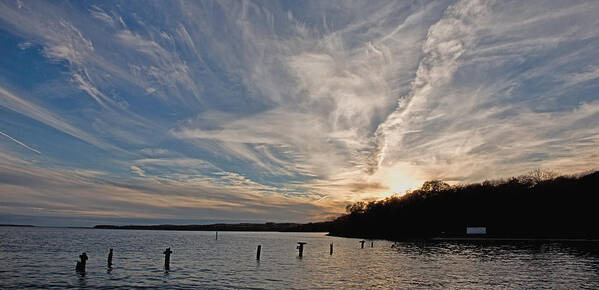 Potomac Poster featuring the photograph Potomac River Sunset by Jack Nevitt