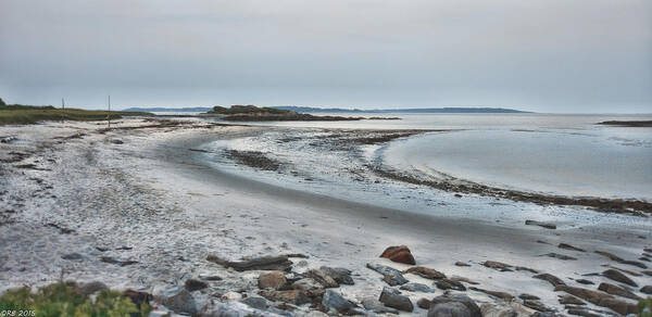 Bay Poster featuring the photograph Sand Along the Shoreline by Richard Bean