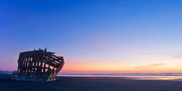 Peter Iredale Poster featuring the photograph Serenity by Dan Mihai