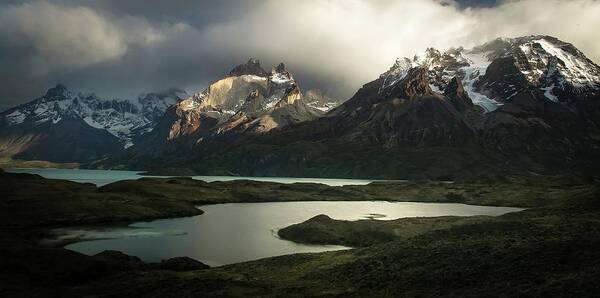 Patagonia Poster featuring the photograph Torres del Paine Sunrise by Ryan Weddle