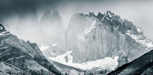 Patagonia Poster featuring the photograph The Towers by Andrew Matwijec