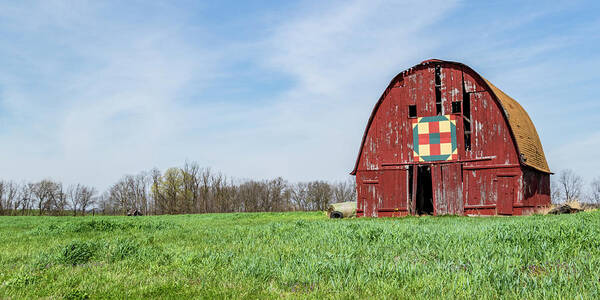 Barn Poster featuring the photograph The Trail by Holly Ross