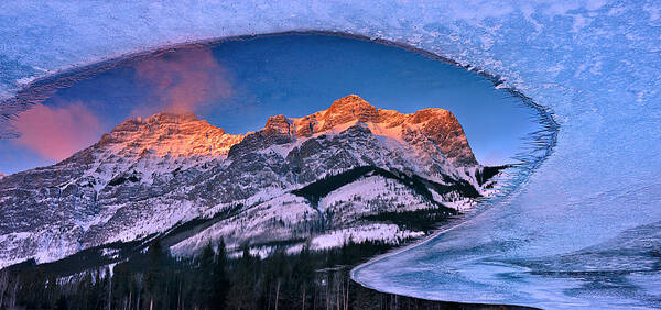 Canada Poster featuring the photograph Ice Frame by Mei Xu