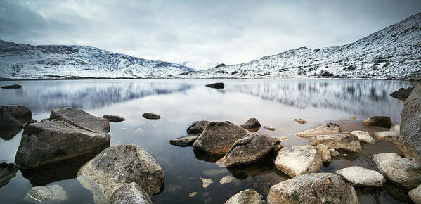 Tranquility Poster featuring the photograph Loch Cluanie by Matteo Colombo