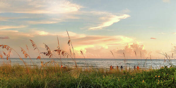 Landscape Sunset Florida Mighty Sight Studio Poster featuring the photograph Medeira Beach B by Steve Sperry