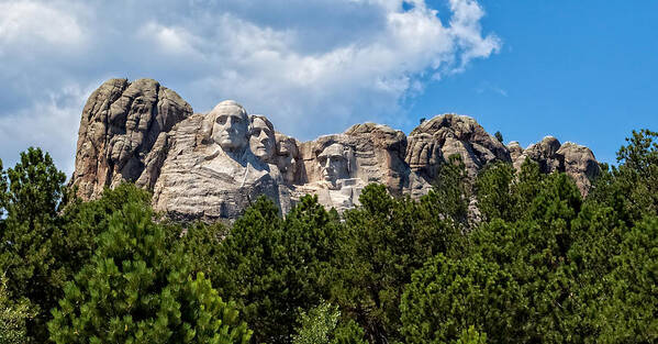 South Dakota Poster featuring the photograph MT Rushmore by Chris Spencer