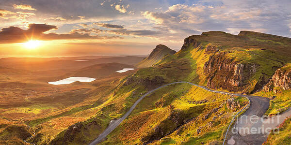 Mountains Poster featuring the photograph Sunrise Over The Quiraing On The Isle by Sara Winter