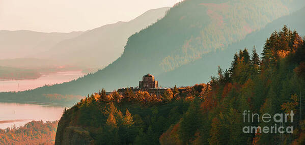 Vista Poster featuring the photograph Vista House by Dheeraj Mutha